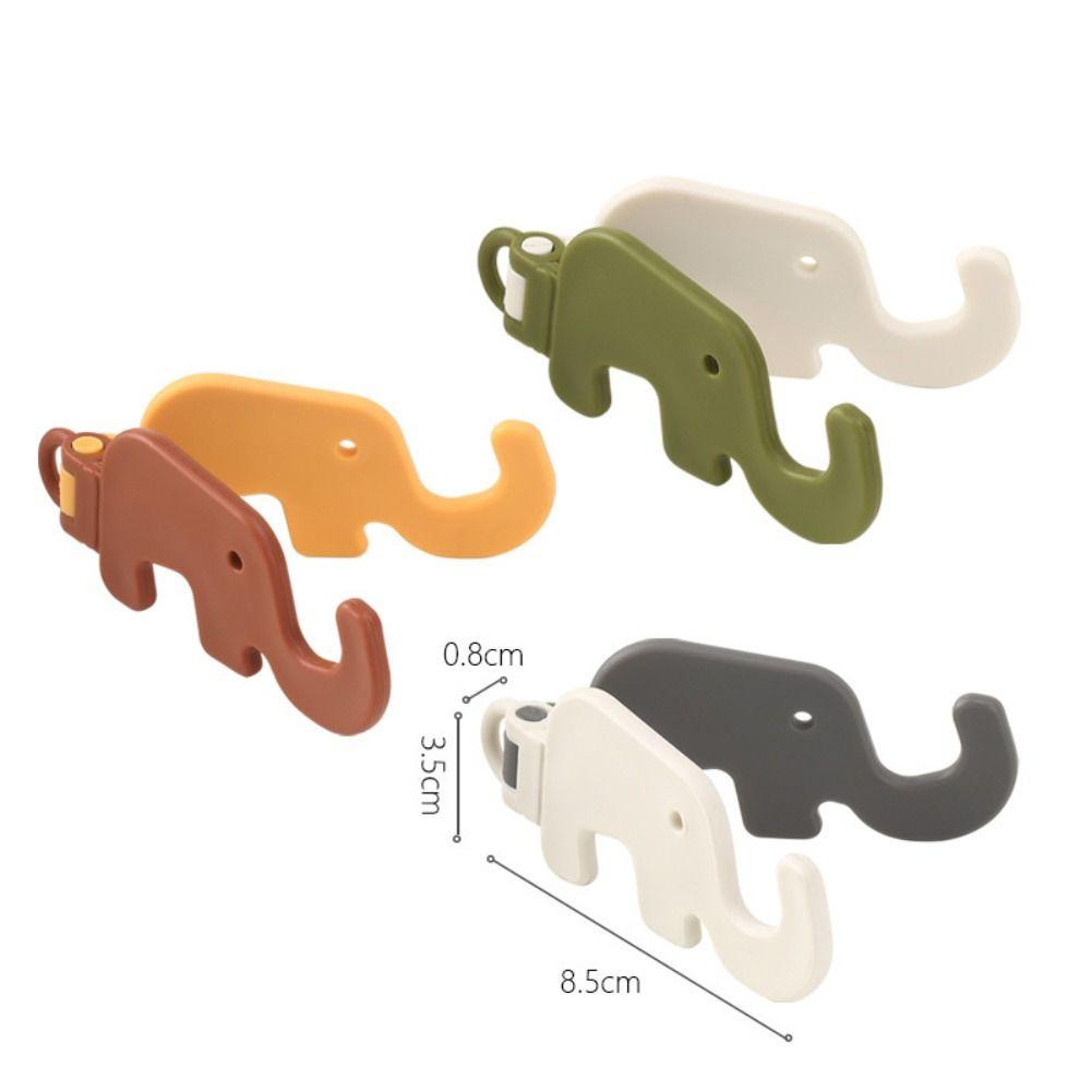 Foldable Mini Elephant Mobile Phone Stand Storage Elephant Phone Bracket Keyring  Phone Accessories