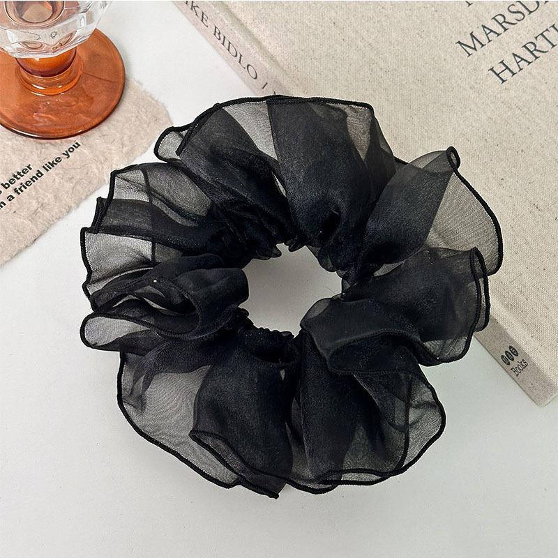 

Эжен Ярн Повязка для волос в виде толстой кишки Женский головной убор Простой и изысканный Французский цветок для волос Резинка для волос Повязка для волос Аксессуары для волос чёрный