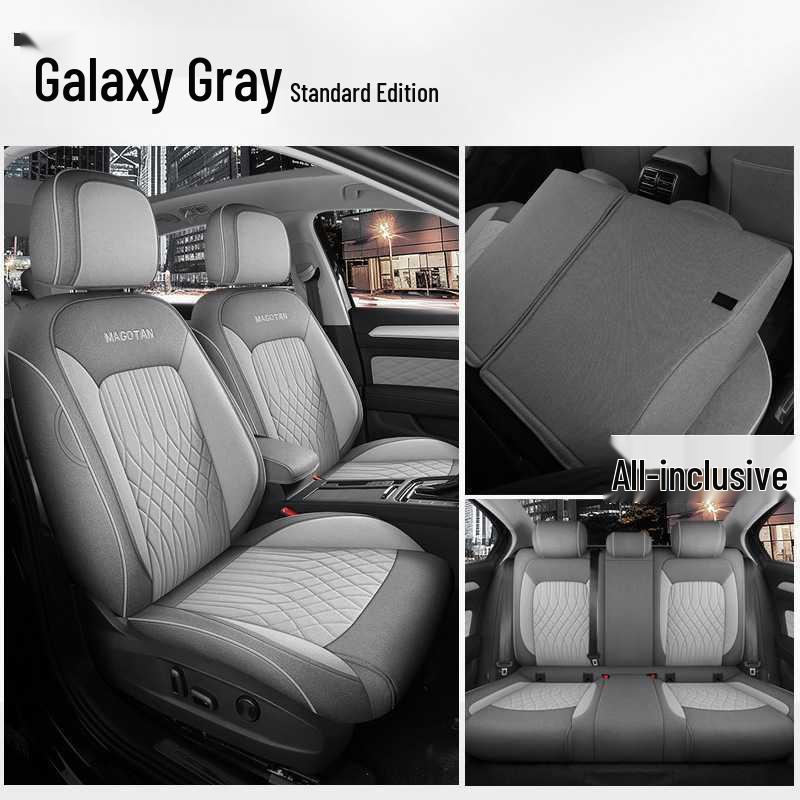 Volkswagen Magotan Linen Fabric Car Seat Covers for Five-Seater - All-Season Cushions Magotan Specific