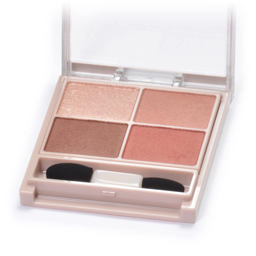 CANMAKE Silky Souffle Eyes Matte Type Eyeshadow Quad [All 4 Colors], 4 Matte Shades, 1 Palette