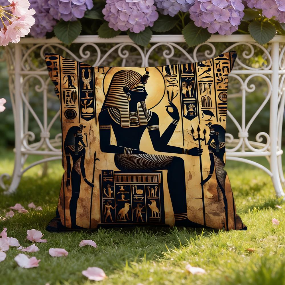 Antikens Egypten A-Anubis Kuddfodral Hem & Bil Dubbelsidig Kuddfodral: Vändbar för premiumkomfort