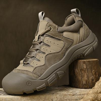 Non-Slip Outdoor Male Sneakers New Suede Leather Treking Footwear for Men Casual Hiking Shoes Travel Climbing Camping Trainers