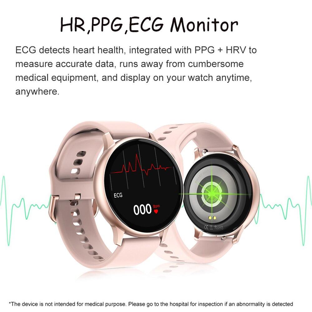 Tijdspeeltgeenrol smartwatch F68 wit - Tijdspeeltgeenrol