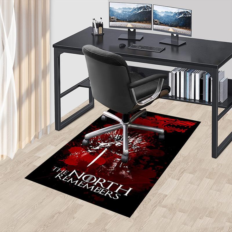 1 Stück The North Remembers Teppich, Büroteppich Außenmatte Heimdekoration Bereichsteppich Festival