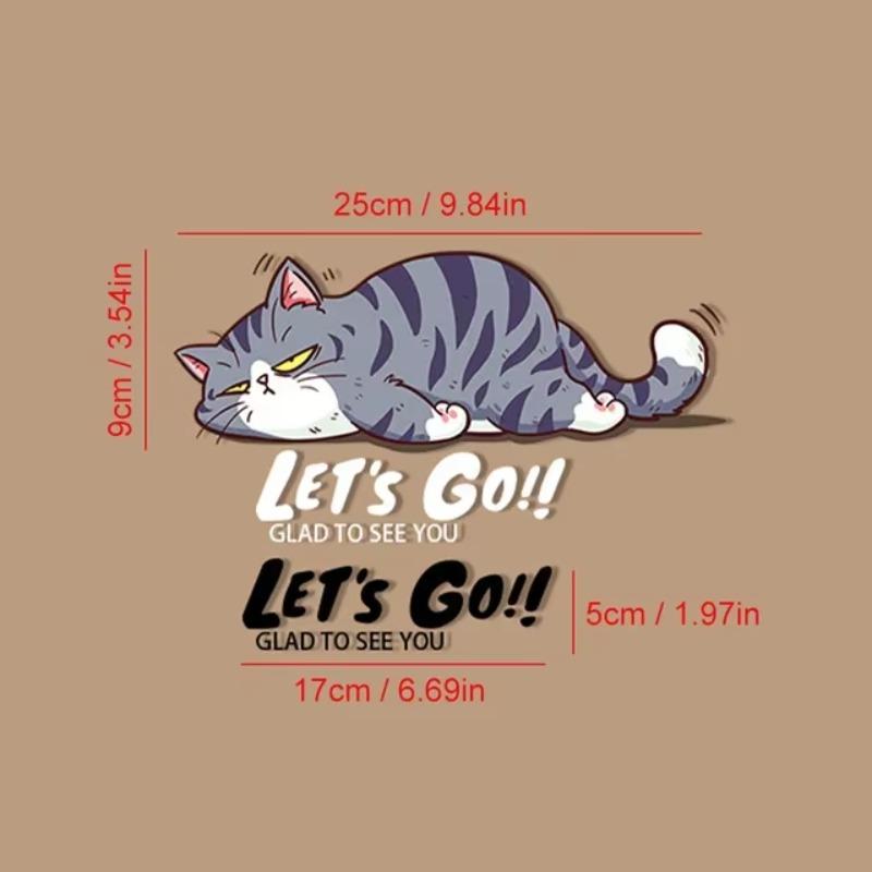 Car Stickers Styling Creative Cartoon Fun Cats  Auto Window Decals DIY Cars Motorbikes Decoration Vinyl Body Stickers