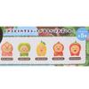Set of 6 Nor Corporation Bath Bombs, Kobito Zukan Fruits Basket 2 Designs (Includes a Character Toothbrush for Kids and Moms To Enjoy)