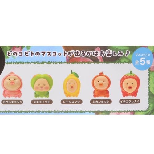 Set med 6 badbomber från Nor Corporation, Kobito Zukan Fruits Basket 2 Designs (Inkluderar en karaktärstandborste för barn och mammor att njuta av)