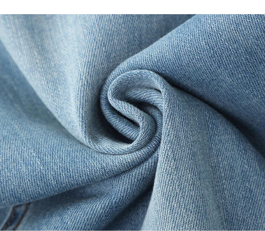 Women's Light Blue High-Waisted Wide-Leg Jeans - 2025 Summer Slimming Style