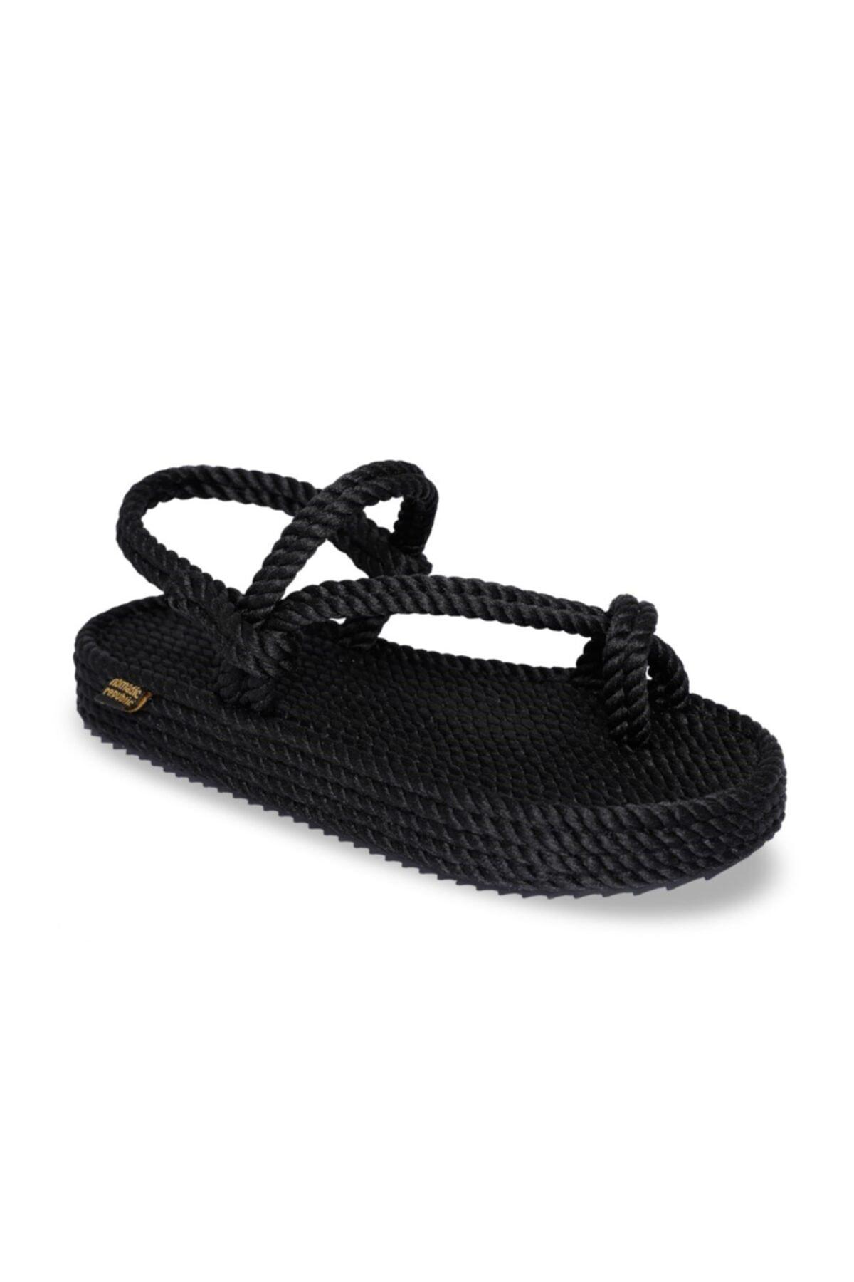 

Женские повседневные сандалии Hawaii Platform Rope & Rope Sandals - Черный