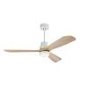 Ceiling Fan with Light Remote Control for Indoor Outdoor Ceiling Fan with Remote Reversible Noiseless Motor 3 Wooden Blades