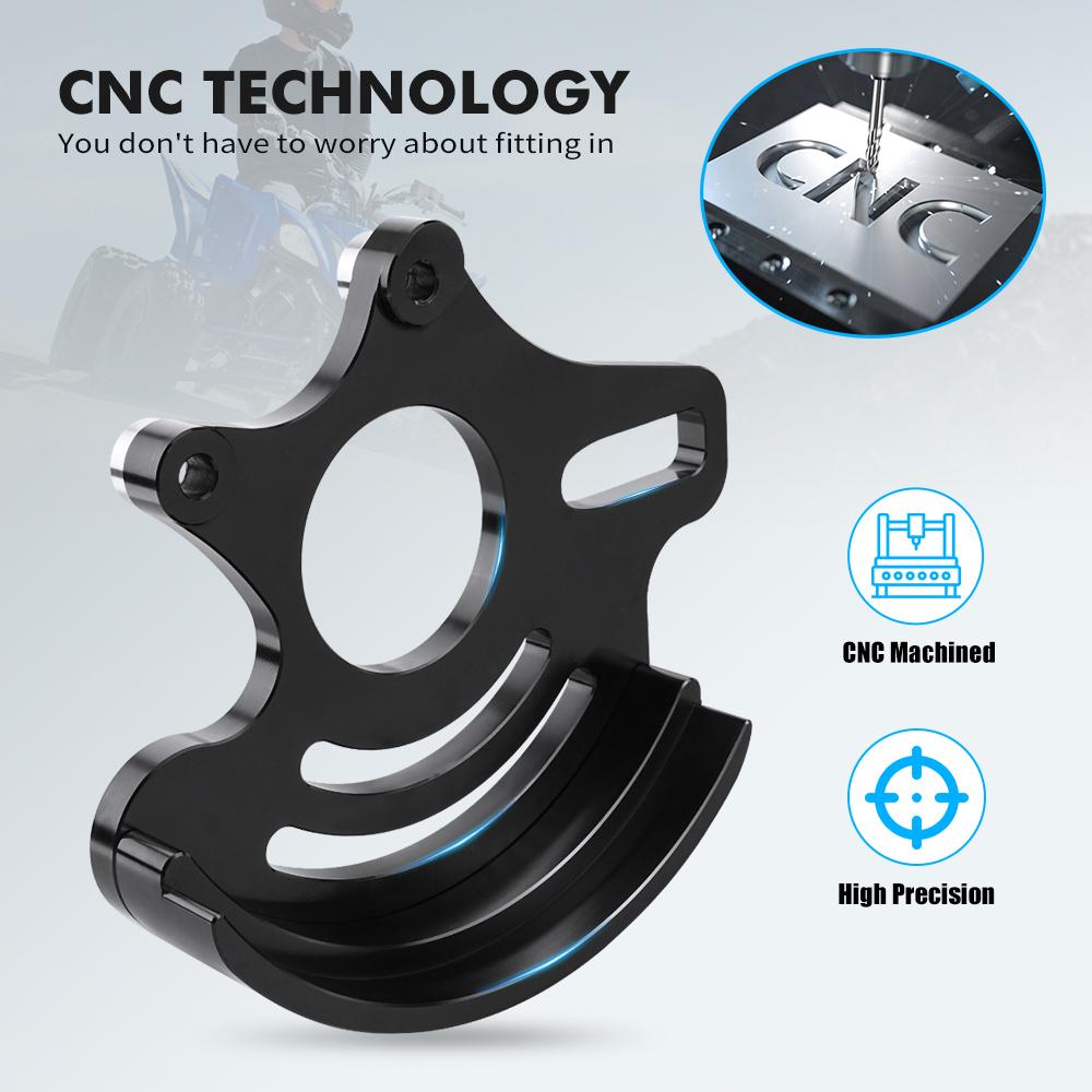 NICECNC For Yamaha YFZ 450R 6061-T6 Aluminum Alloy 11mm ThickBrake Caliper Disc Rotor Guard CNC For Yamaha YFZ450R 2009-2023