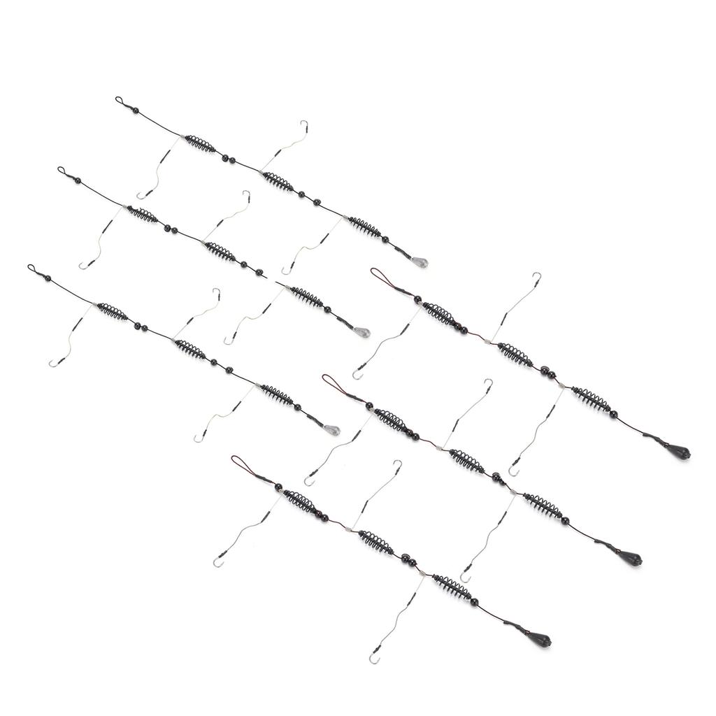 Künstlicher Köder Angelhaken Käfig Falle Korb Set und Angel Futterkorb Angelzubehör