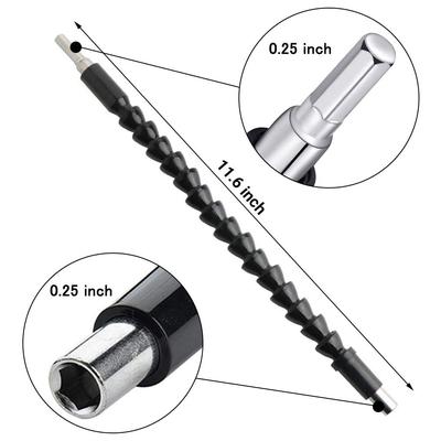 Flexible Drill Bit Extension Shaft Bits Magnetic Hex Soft Shaft Bar Flexible Cable Electric Drill Drive Screwdriver Kit Rod Link
