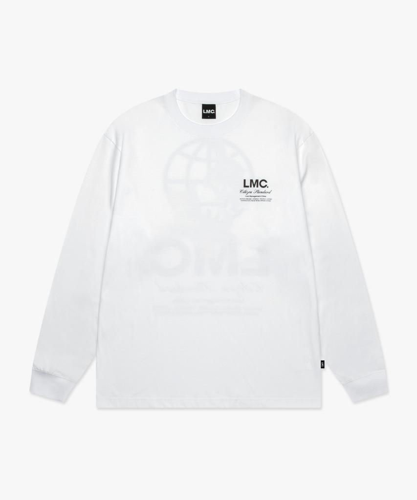 LMC Flying Cats Long Slv Tee White
