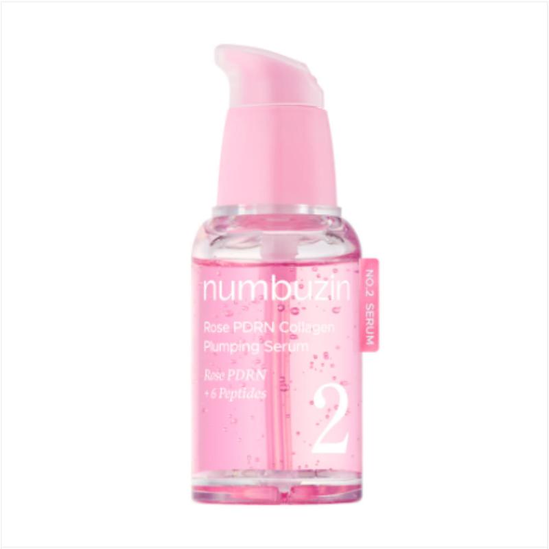 NUMBUZIN / No.2 Gül PDRN Kolajen Dolgunlaştırıcı Serum 30ml + Serum 2X 30ml Set / Lifting & Parlaklık / Kore'de Üretilmiştir