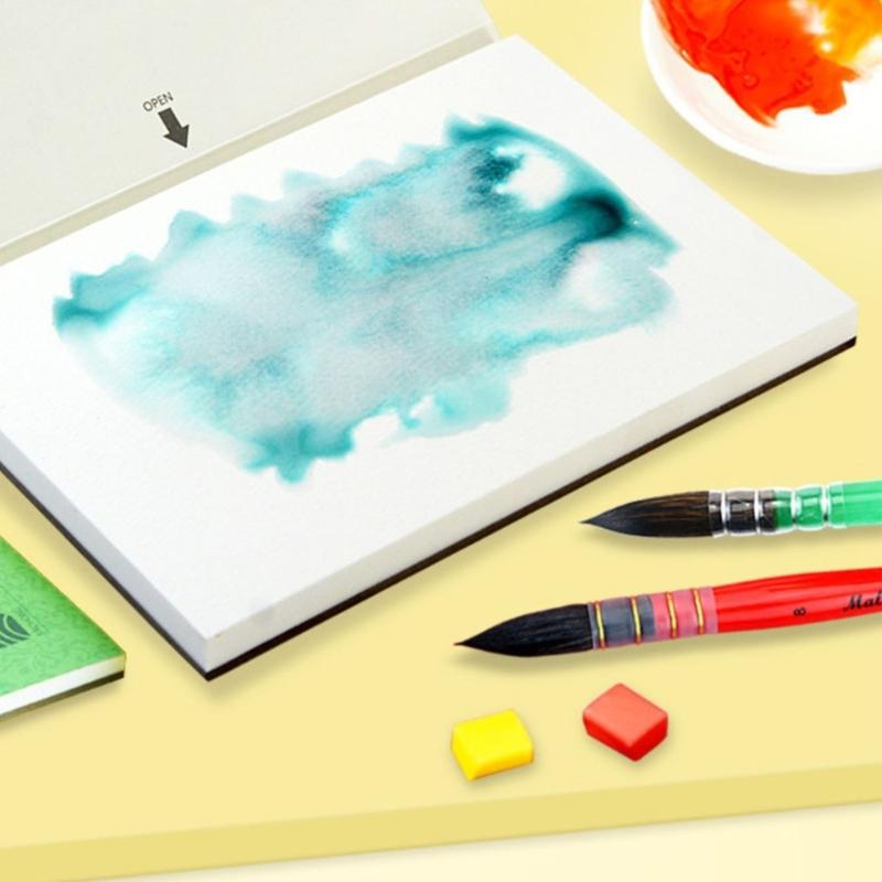 20 Sheets 300g Watercolor Paper Pad For Students And Travel Sketching Cotton Art Sketchbook Watercolor Painting Book