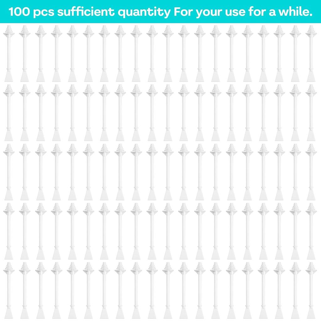 Nose Wax Hair Removal Kit - 10/20/100 Pcs Beeswax Sticks for Nose, Beard & Eyebrow | Safe, Fast & Painless Hair Remover Tool