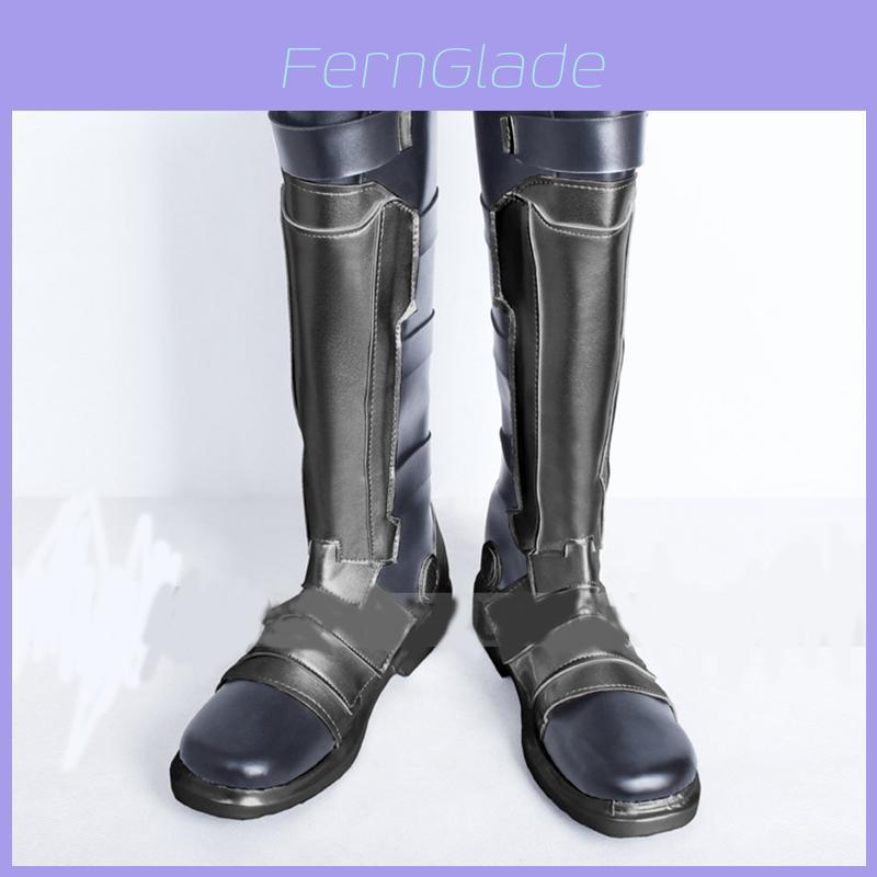 Overwatch Soldier 76 Cosplay Boots Custom Made Comfortable Pu Leather Shoes