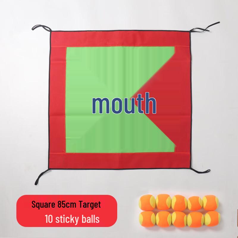 

Longchan Kids 85cm Square Sticky Ball Target Set with 10 Balls