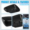 2PCS Replacement Rearview Side Mirror Covers Cap for Subaru Forester 2014-2018 Outback Legacy Facelift 2013-2016 91059AJ200