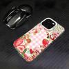Pink Strawberry Cartoon S-Shortcake Phone Case For iPhone 16 15 14 13 12 11 Pro Max White Matte Laser Metallic Aurora Funda