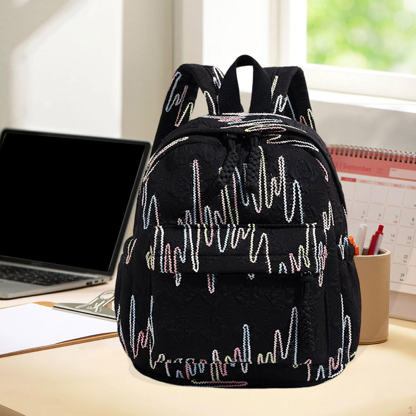 

Детский рюкзак, просторный, с застежкой-молнией, для раннего образования чёрный