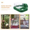 Automatic Pet Cage Hanging Water Feeder Dripless Water Bottle Dispenser Parakeet Bird Small Animal Waterer Auto Watering Pet