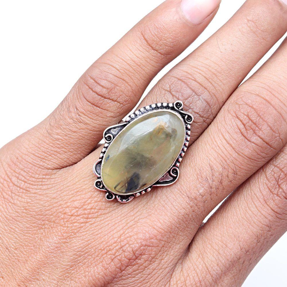Newlite Jasper Gemstone Handmade Silver Jewelry  "8"