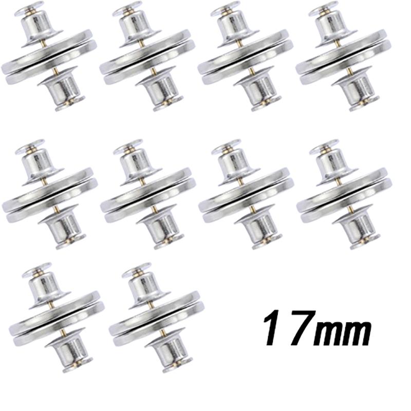 

10Pair Curtain Magnetic Buckle Detachable Curtain Fixed Buckle Clip To Prevent Light Adjustment Screen Window Closing Magnetic Buckle 17mm-10Pair