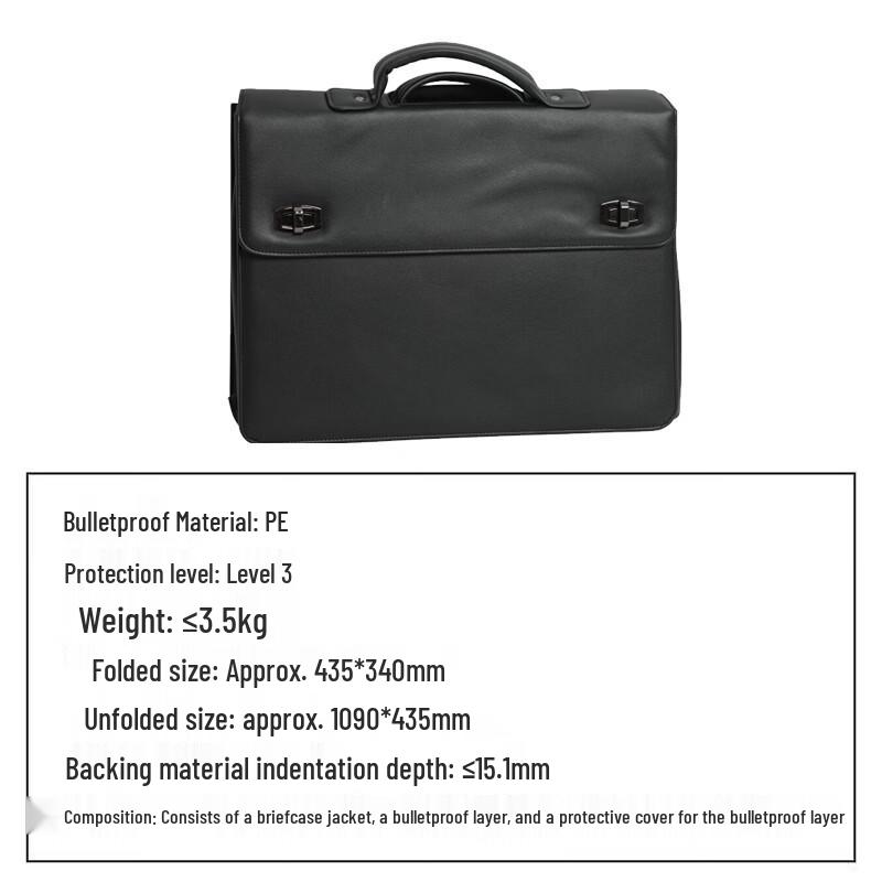 Shenwuying SWY-3892 Tactical Bulletproof Tri-fold Briefcase