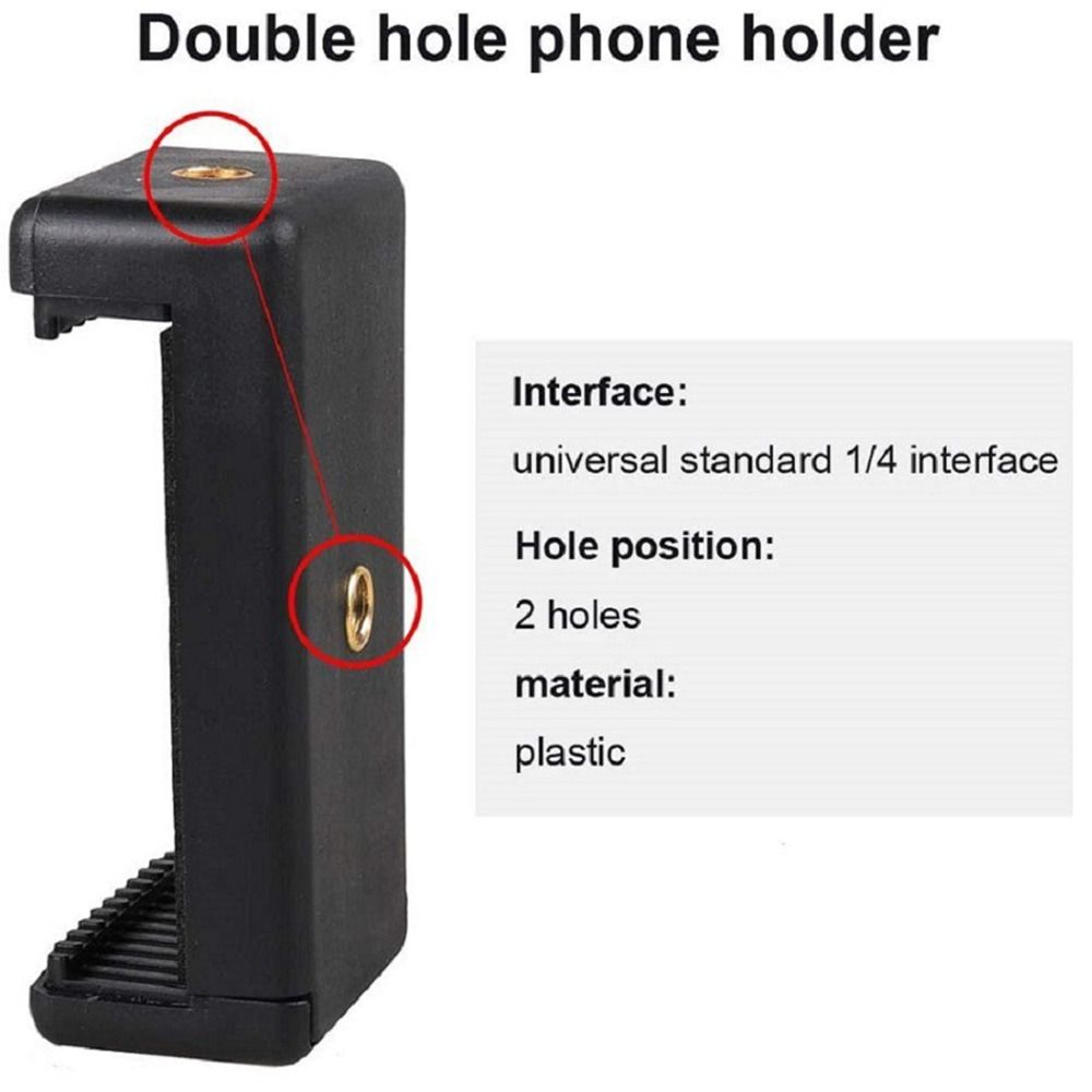 Plastic Guitar Head Clip Stable Grip Mobile Phone Holder Long-Lasting Rotating Score Stand