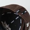 Avirex NUMBERING Military Baseball Cotton Cap 6-Panel Cap, Men's Low-Profile (JP, Alphabet, XL, Brown)