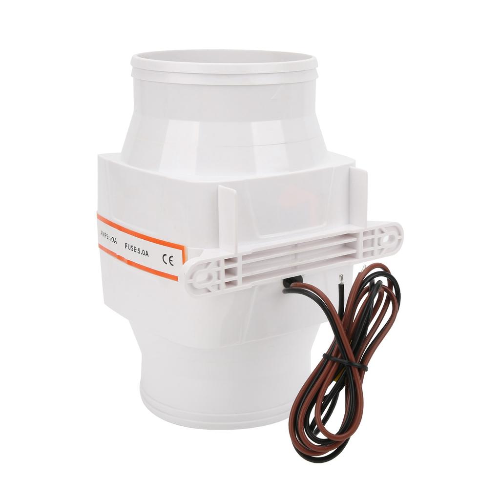 4in 270CFM Bilge Air Blower InLine Electric Waterproof White for Marine Boat DC 24V