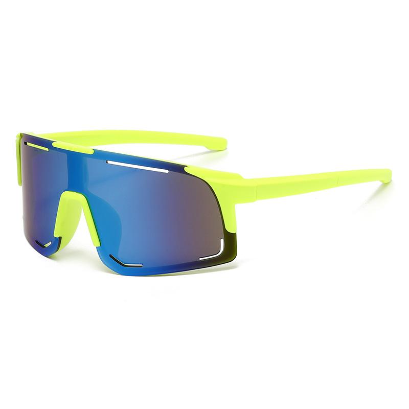 Fashion Children'S Colorful Cycling Glasses Personalized Sports Sunglasses Outdoor Mountaineering Integrated Eye Protection Sunglasses