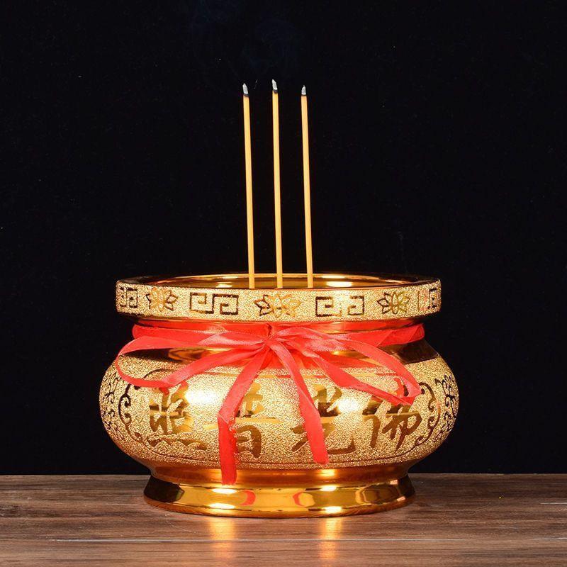 Ceramic Incense Burner for Indoor Use - Aromatherapy & Buddhist Offerings, Small/Large Bowl Options