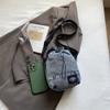 Mobile Phone Bag Women's Crossbody Bag Denim Shoulder Bag Vertical Coin Purse