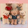 Bear Sweater Plush Toy Heart Meet Stuffed Animal Hug Birthday Gift Decoration