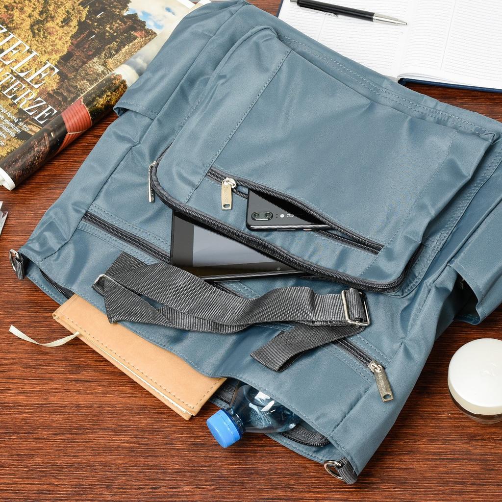 Graue Damenhandtasche Beltimore Leicht Groß A4 J30