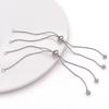 5Pcs Silver Necklace Extender Gold Stainless Steel Chains  Necklace Adjustment Accessories