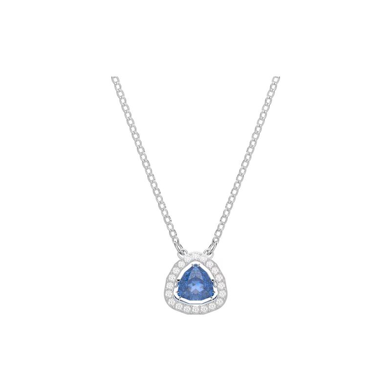 Swarovski Millenia Collection III necklace rhodium plated blue 5640290