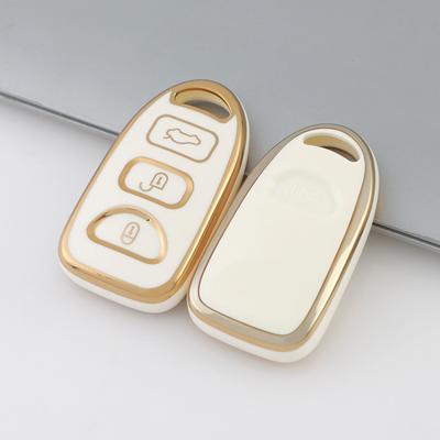 New TPU Car Remote Key Case Cover Shell For Hyundai Kia Tucson Sonata Santa FE Carens Protector Holder Keyless Fob   Accessories