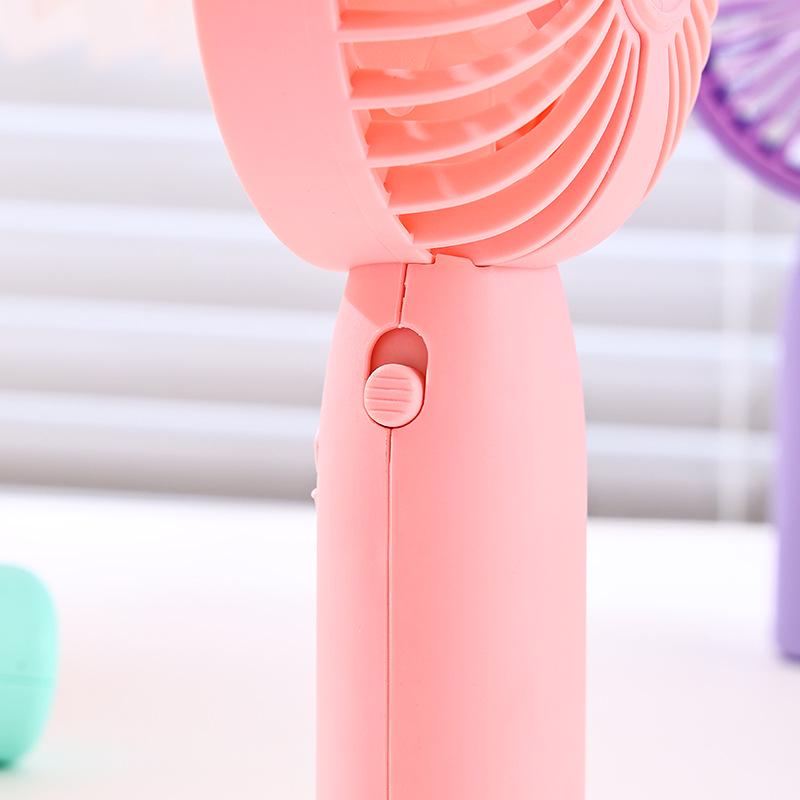 Portable USB Cartoon Handheld Mini Fan - Multifunctional Electric Fan, Ideal for DIY Small Gifts