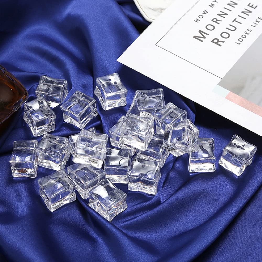 Display Food Photography 2cm Cube Set of 50 [Myth Square] Ice, Sample, Model, Prop, Ice,