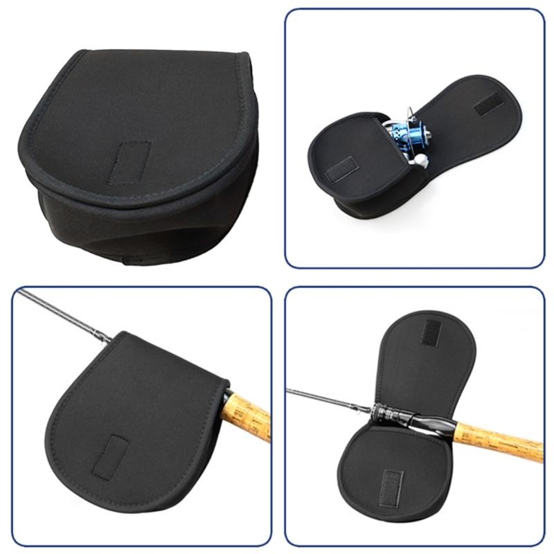 Fishing Reel Bag Protective Cover Spinning Reel Storage Case Pouch Baitcasting Trolling Fishing Reel Protective Case