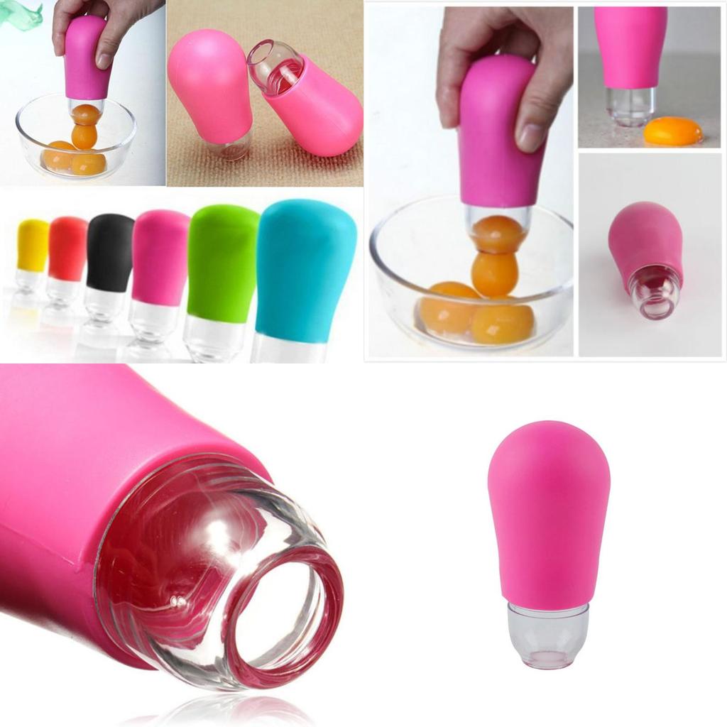 Silicone Egg Yolk And White Separator Tool For Baking And Breakfast Preparation