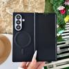 Lichee Pattern Leather Magnetic Case for Samsung Galaxy Z Fold 8 7 6 5 4 ZFold8 Ultra for Magsafe Shockproof Protection Cover