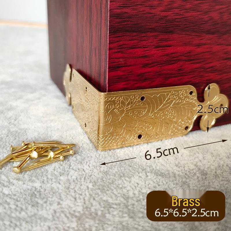 Antique Bronze Double-Sided Corner Protector for Jewelry Box (5cm)