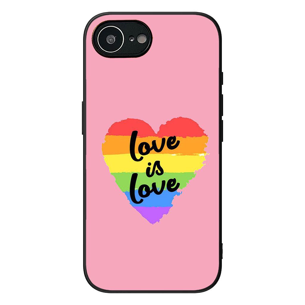 for Motorola Moto G54 G05 G24 G45 G55 G75 G85 G15 G57 G86 Power Edge 50 30 Ultra Fusion neo Pro Case love is love Rainbow LGBT