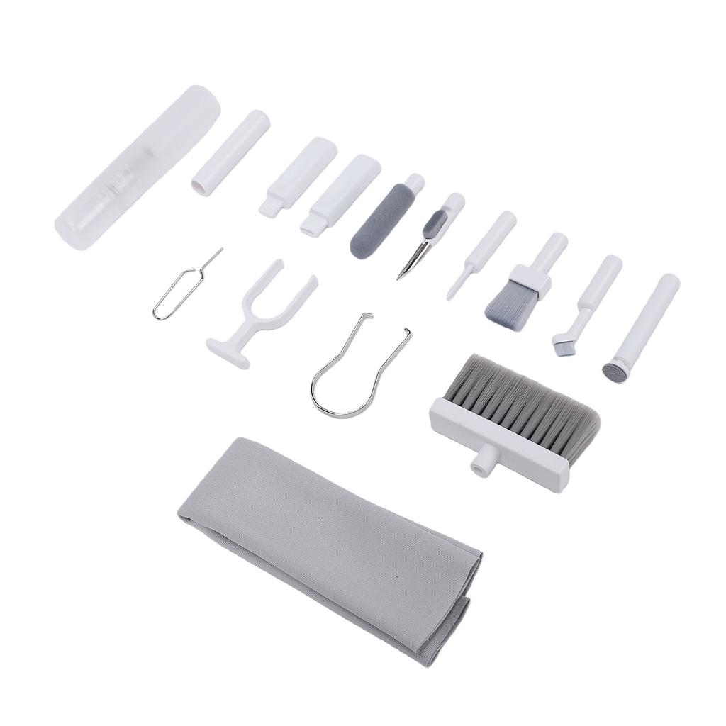 Keyboard Wrist Rest with Cleaning Kit Ergonomic Soft Sponge Keyboard Wrist Support Pad and Electronic Cleaning Kit White