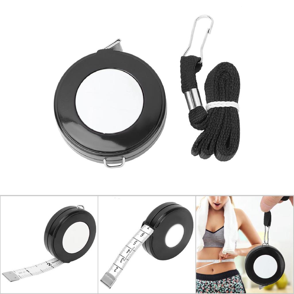 Tape Measure 150cm Soft Retractable Tape Tailor Body Cloth Measuring Ruler (Red)